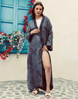 Navy - Kaftan robe
