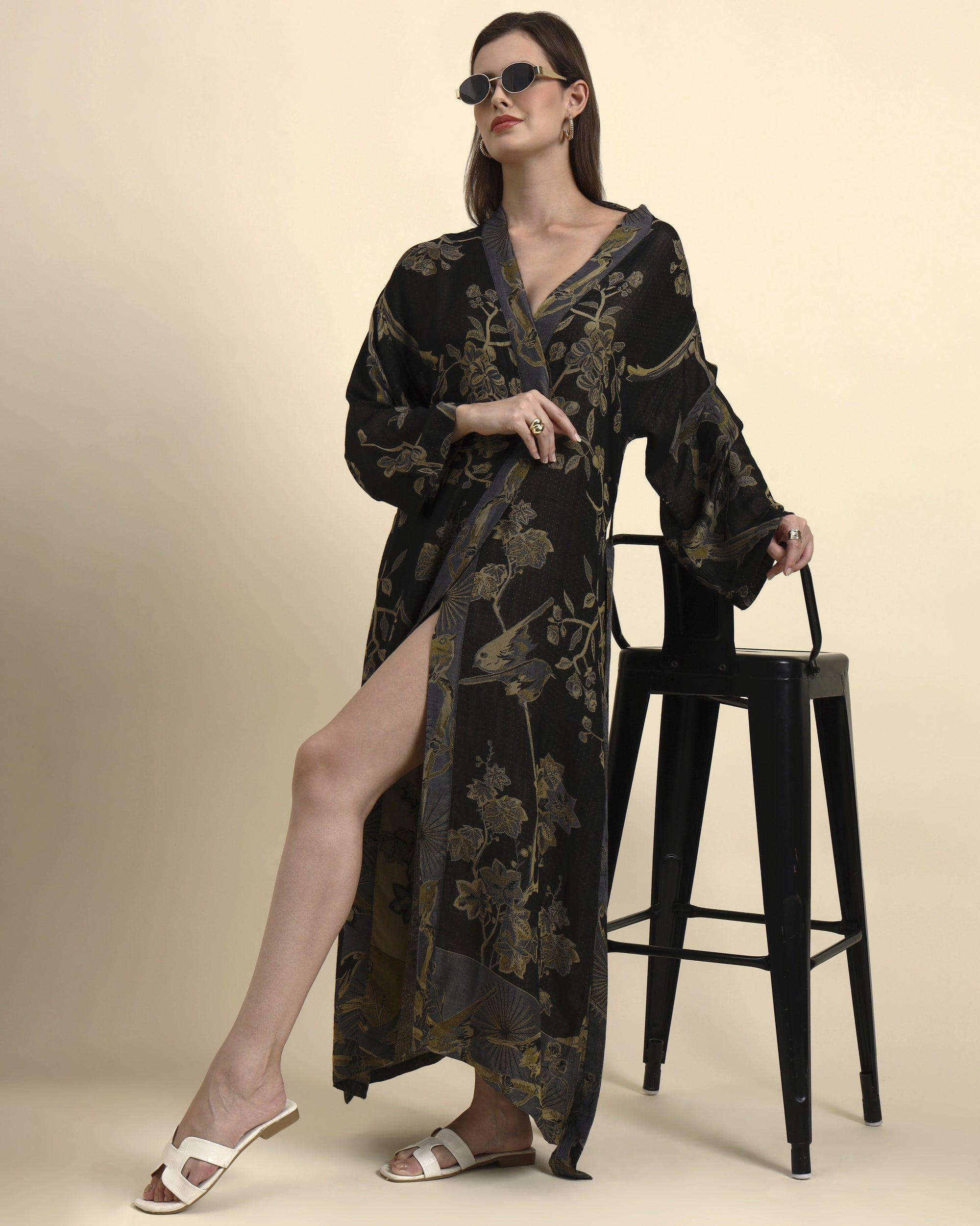 Coal clay - Kaftan robe