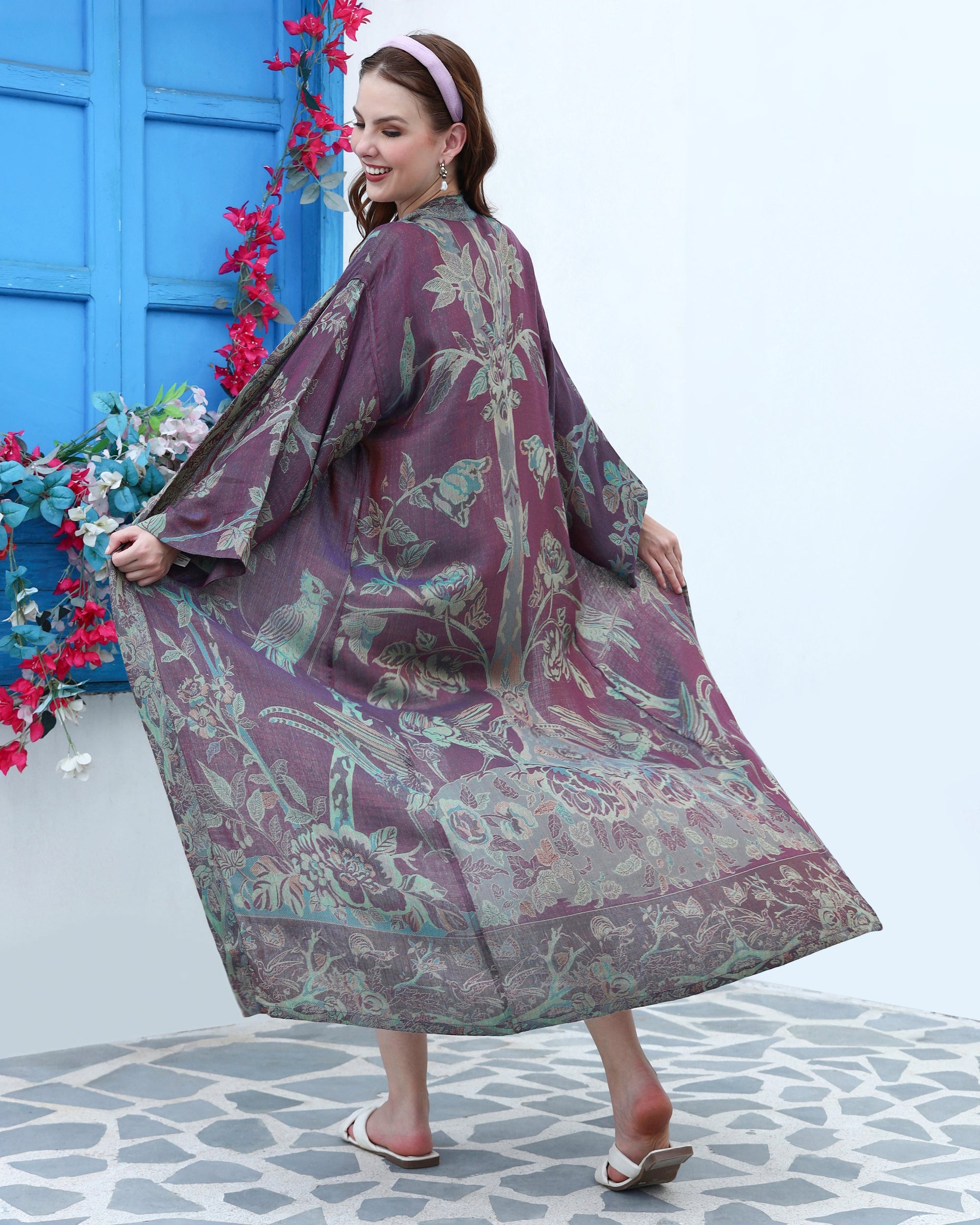 Mulberry emerald - Kaftan robe