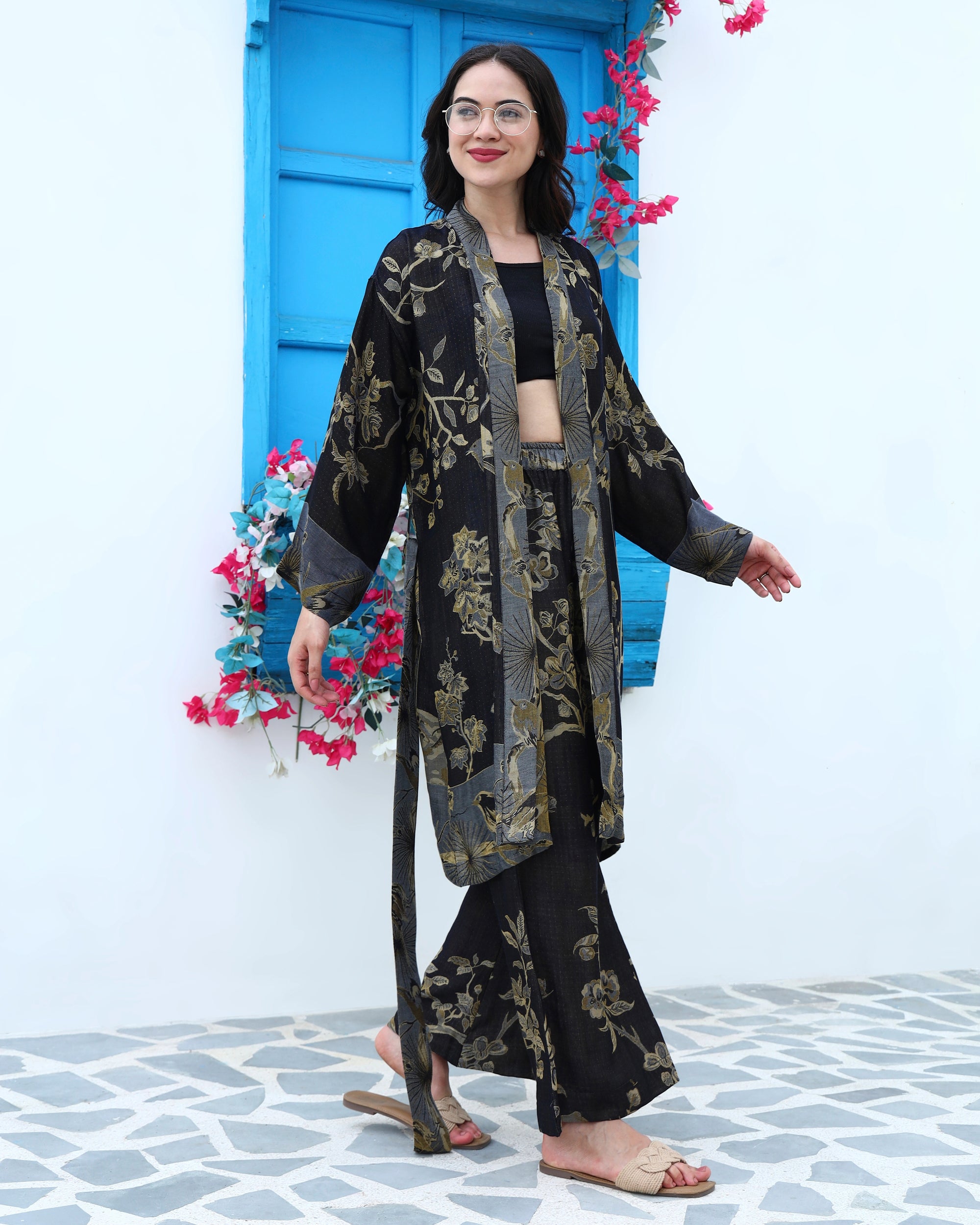 Coal clay - Short kaftan shirt