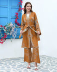 Honey sage - Short kaftan shirt