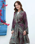 Mulberry emerald - Short kaftan shirt