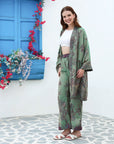 Mulberry emerald - Short kaftan shirt