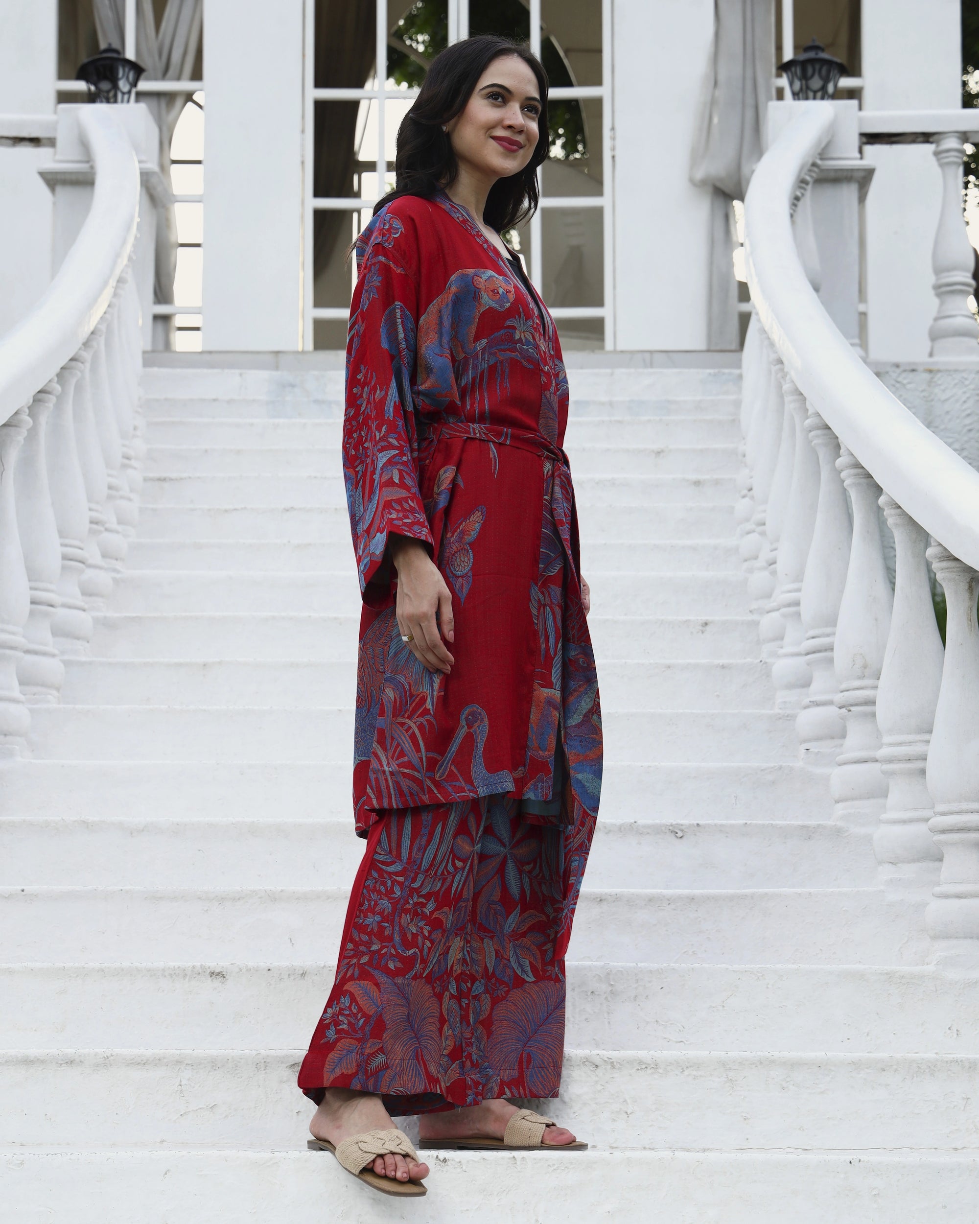 Christmas opal - Short kaftan shirt