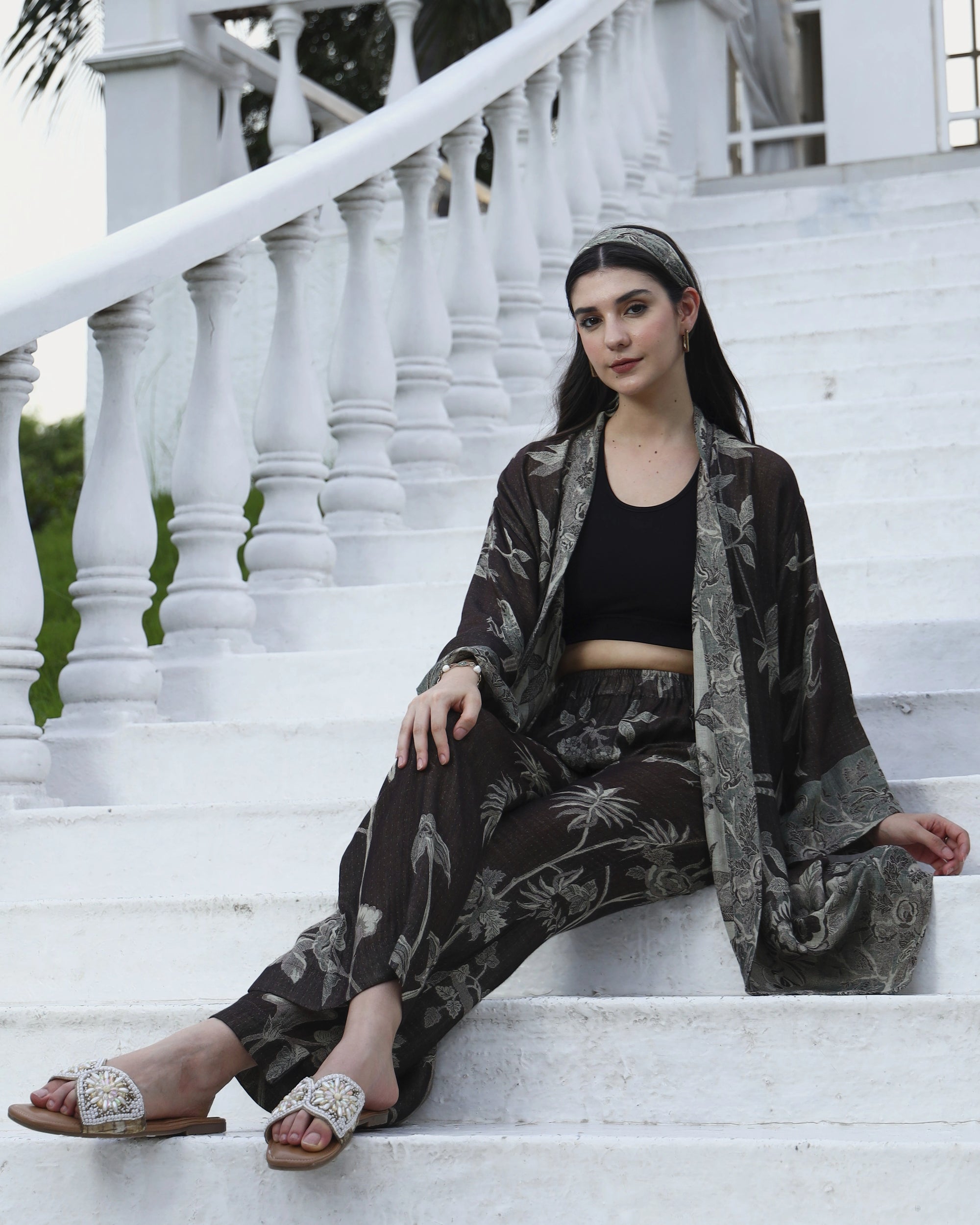 Cinnamon - Short kaftan shirt