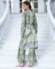 Mint mist - Short kaftan shirt