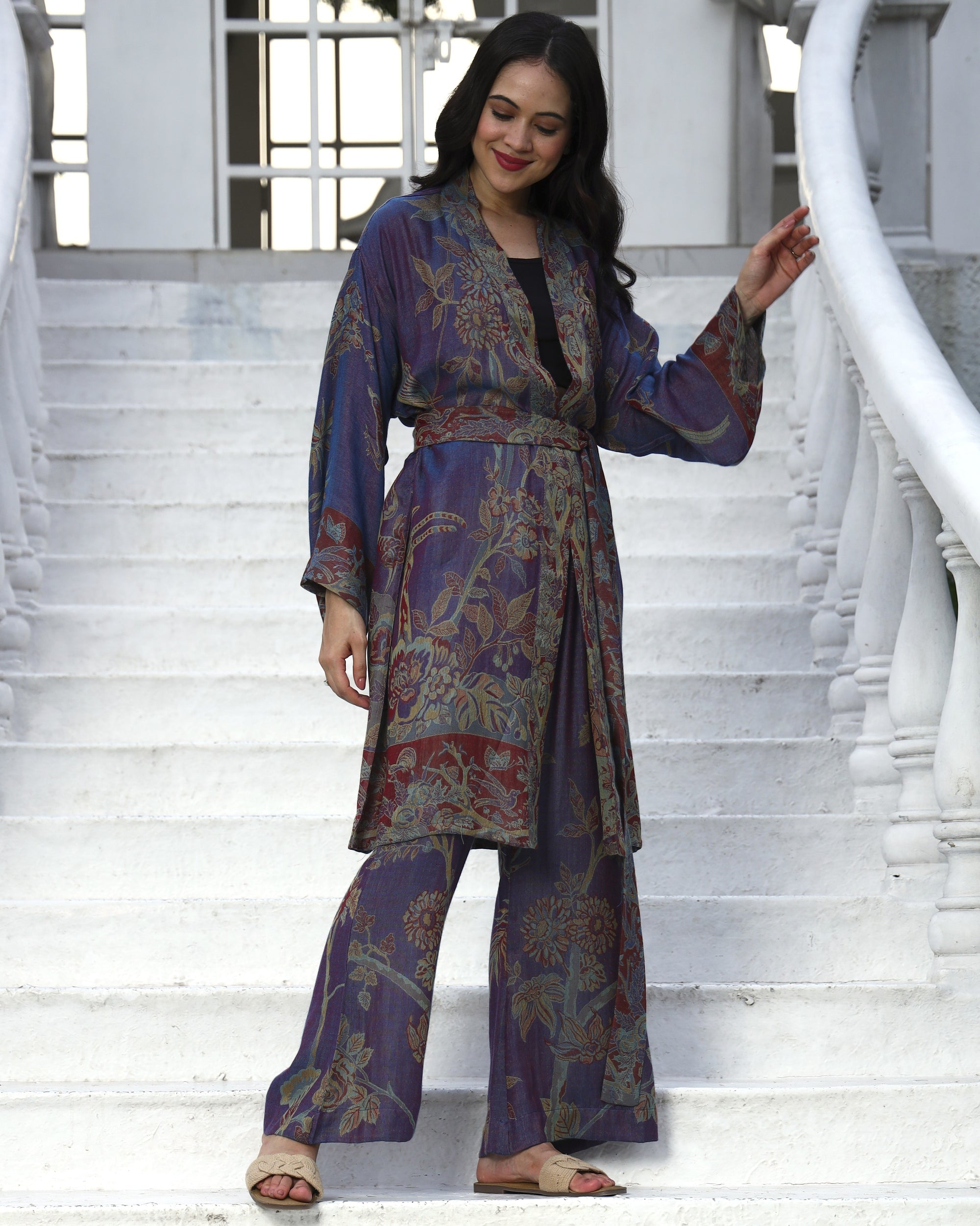 Amethyst gold - Short kaftan shirt