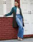 Teal - Jodhpur coat