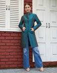 Teal - Jodhpur coat