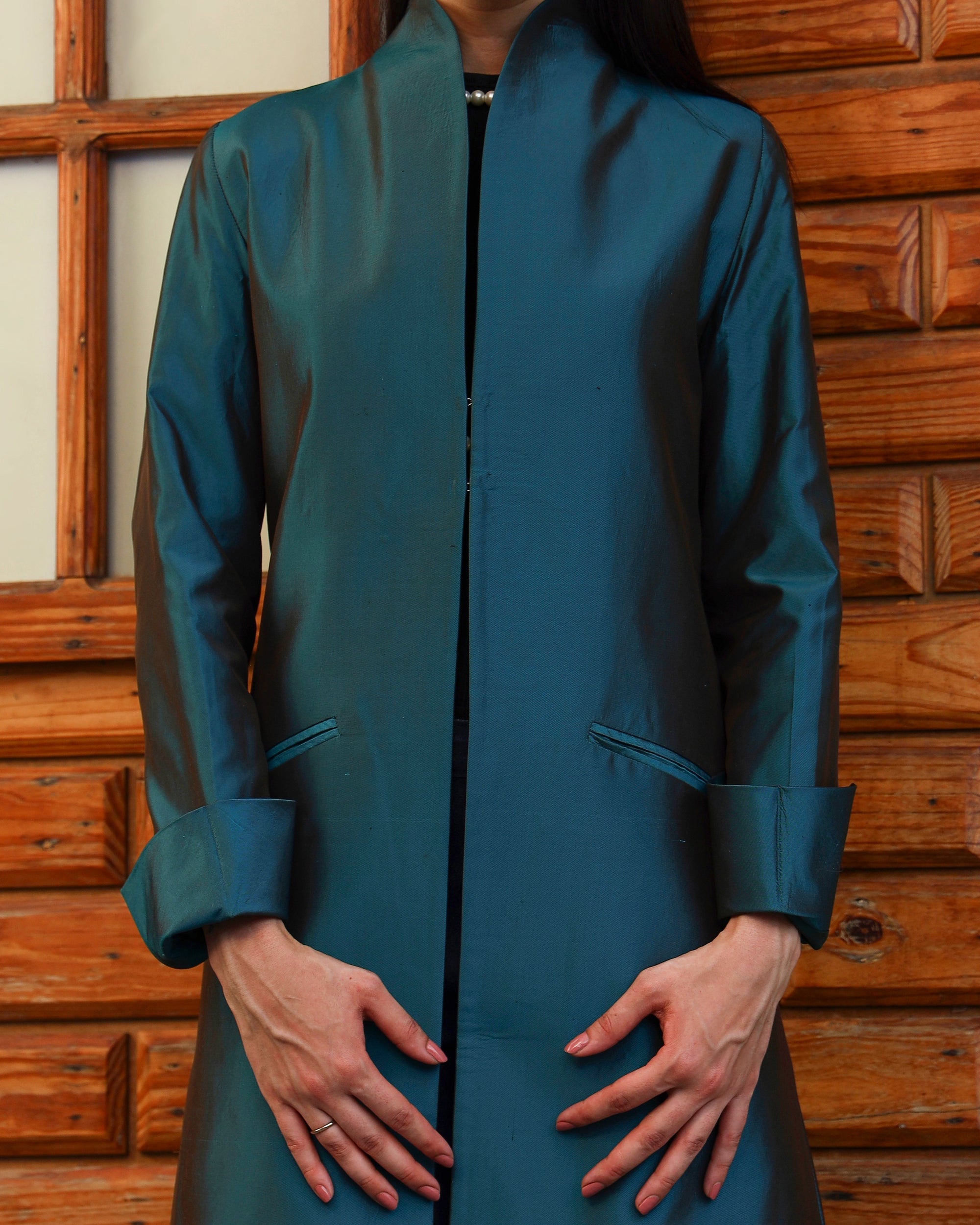 Teal - Apple jacket