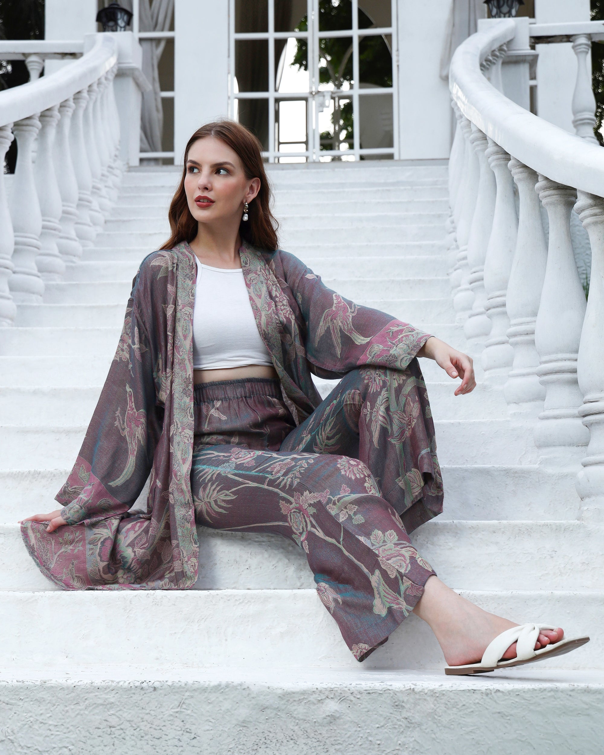 Blush rose - Short kaftan shirt