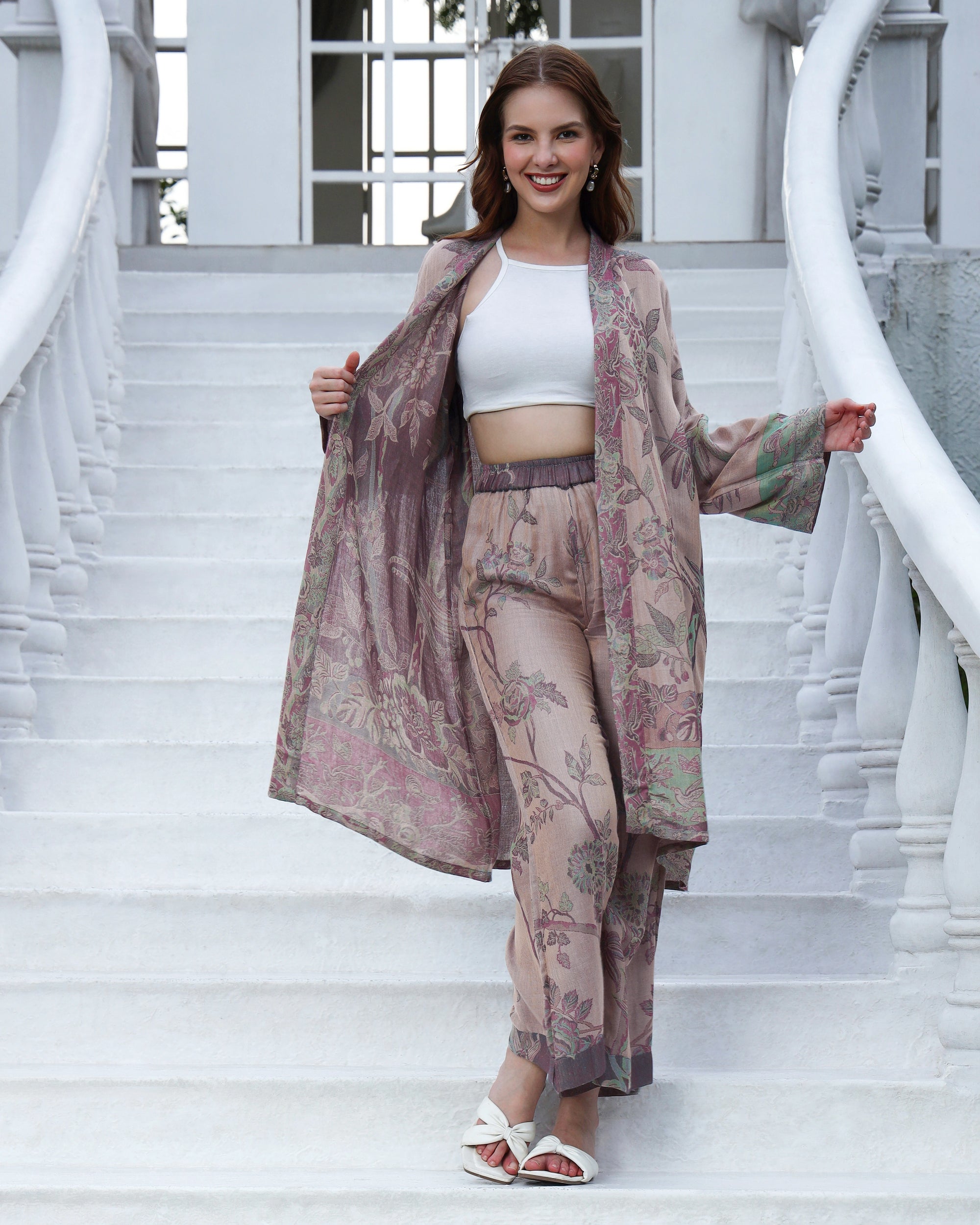 Blush rose - Short kaftan shirt