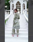 Mint mist - Short kaftan shirt
