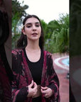 Noir cherry - Kaftan robe