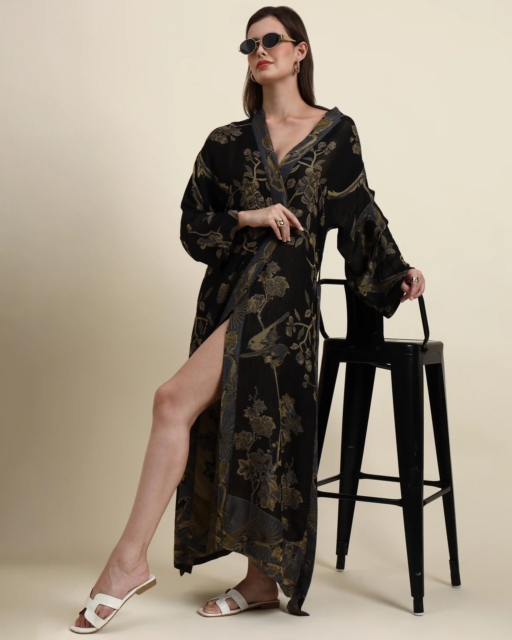Coal clay - Kaftan robe