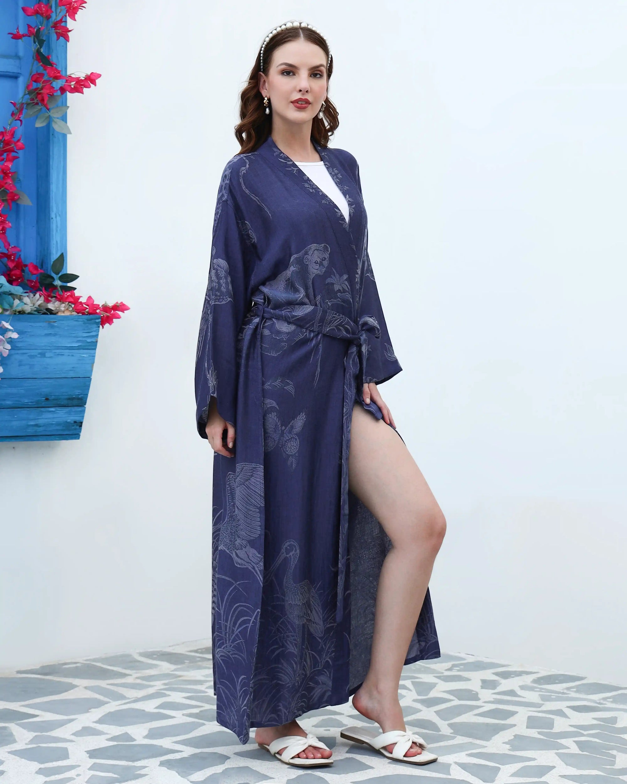 Aqua - Kaftan robe