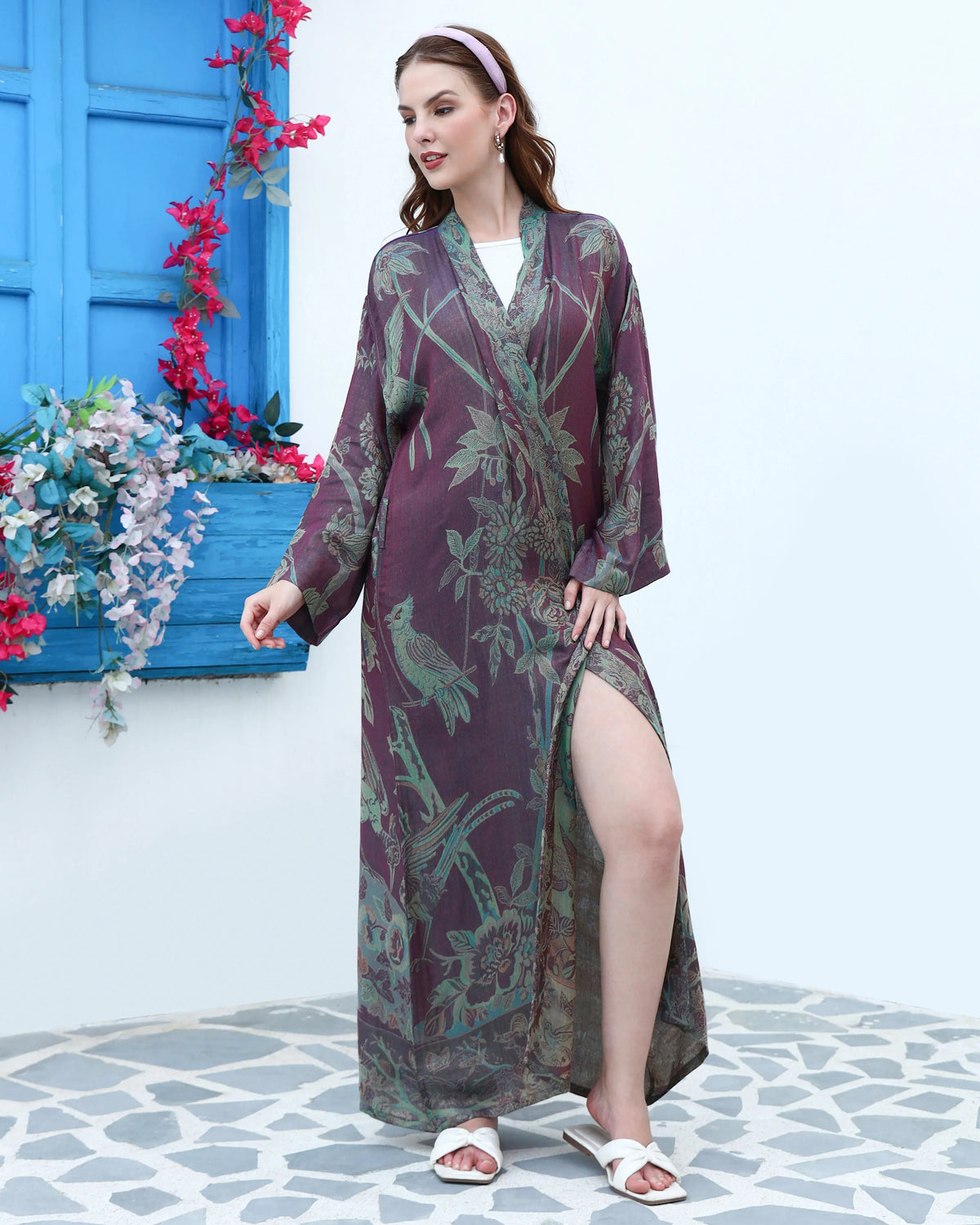 Mulberry emerald - Kaftan robe