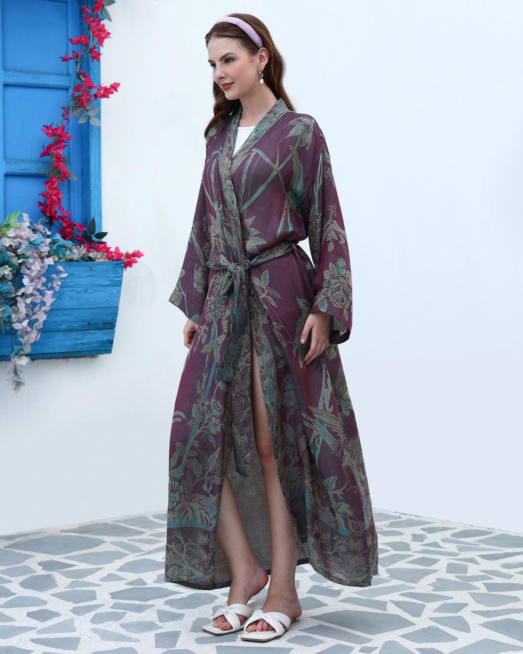 Mulberry emerald - Kaftan robe