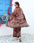Noir cherry -  Short kaftan shirt