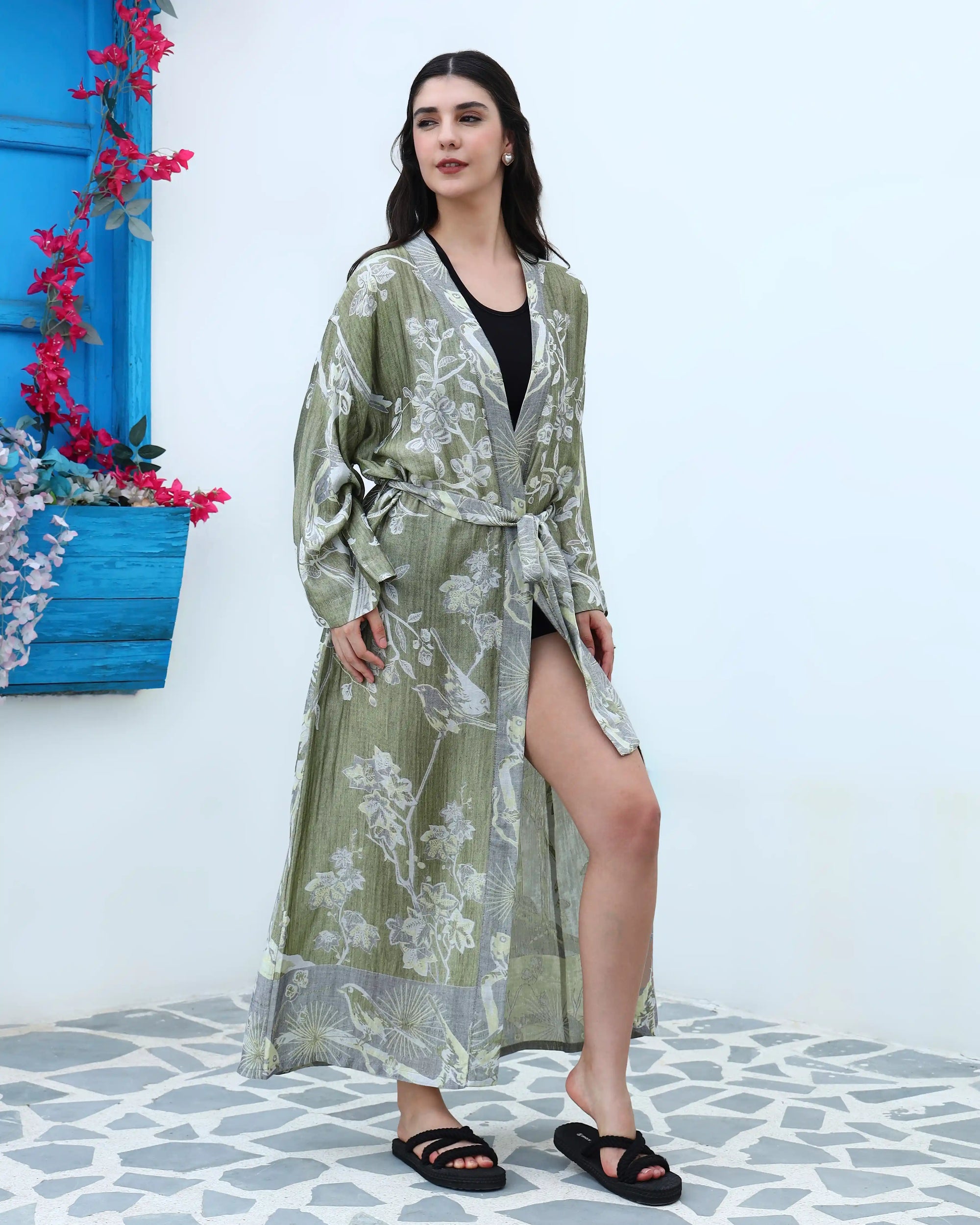 Mint mist - Kaftan robe