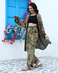 Coal clay - Short kaftan shirt