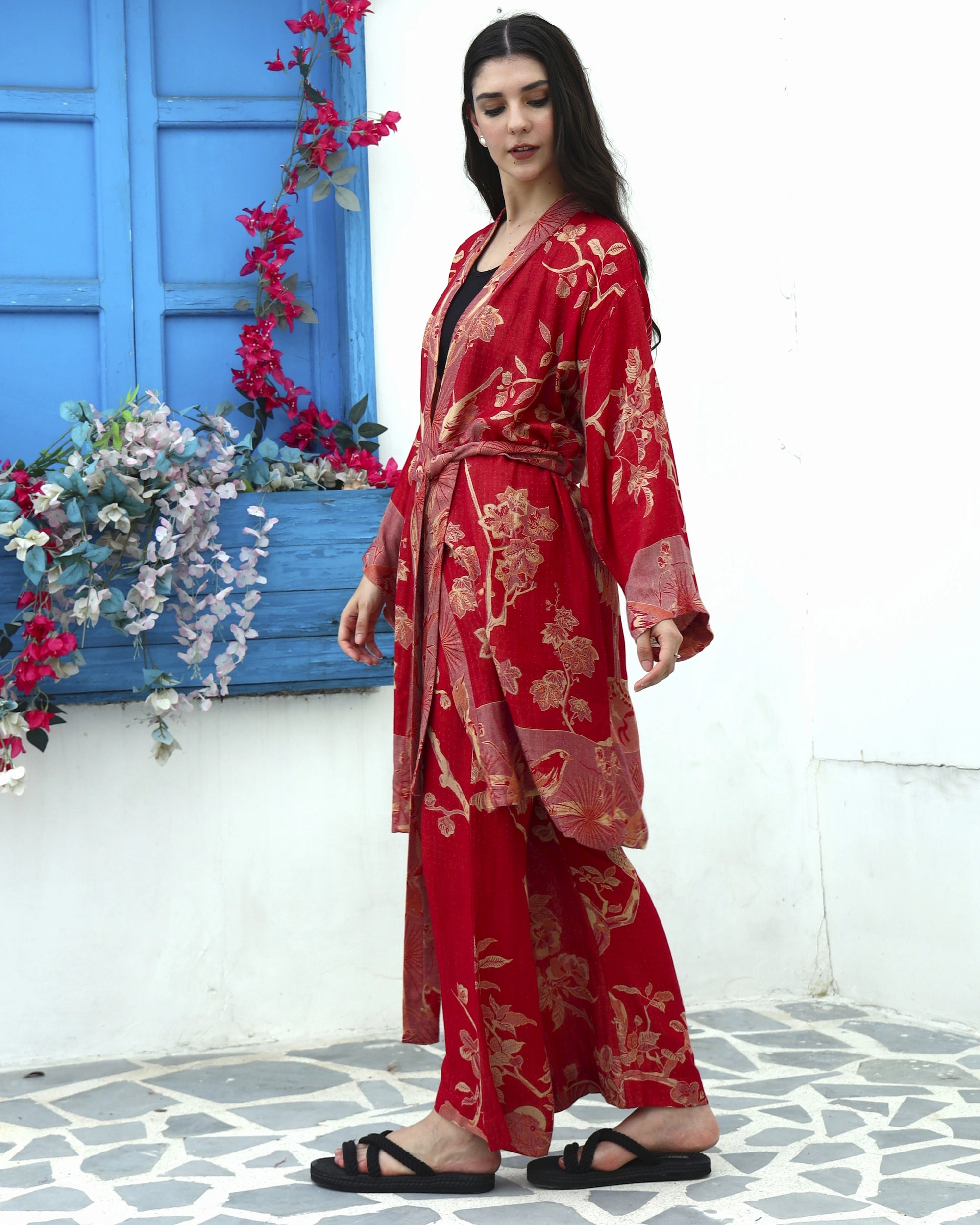 Sunset sand - Short kaftan shirt