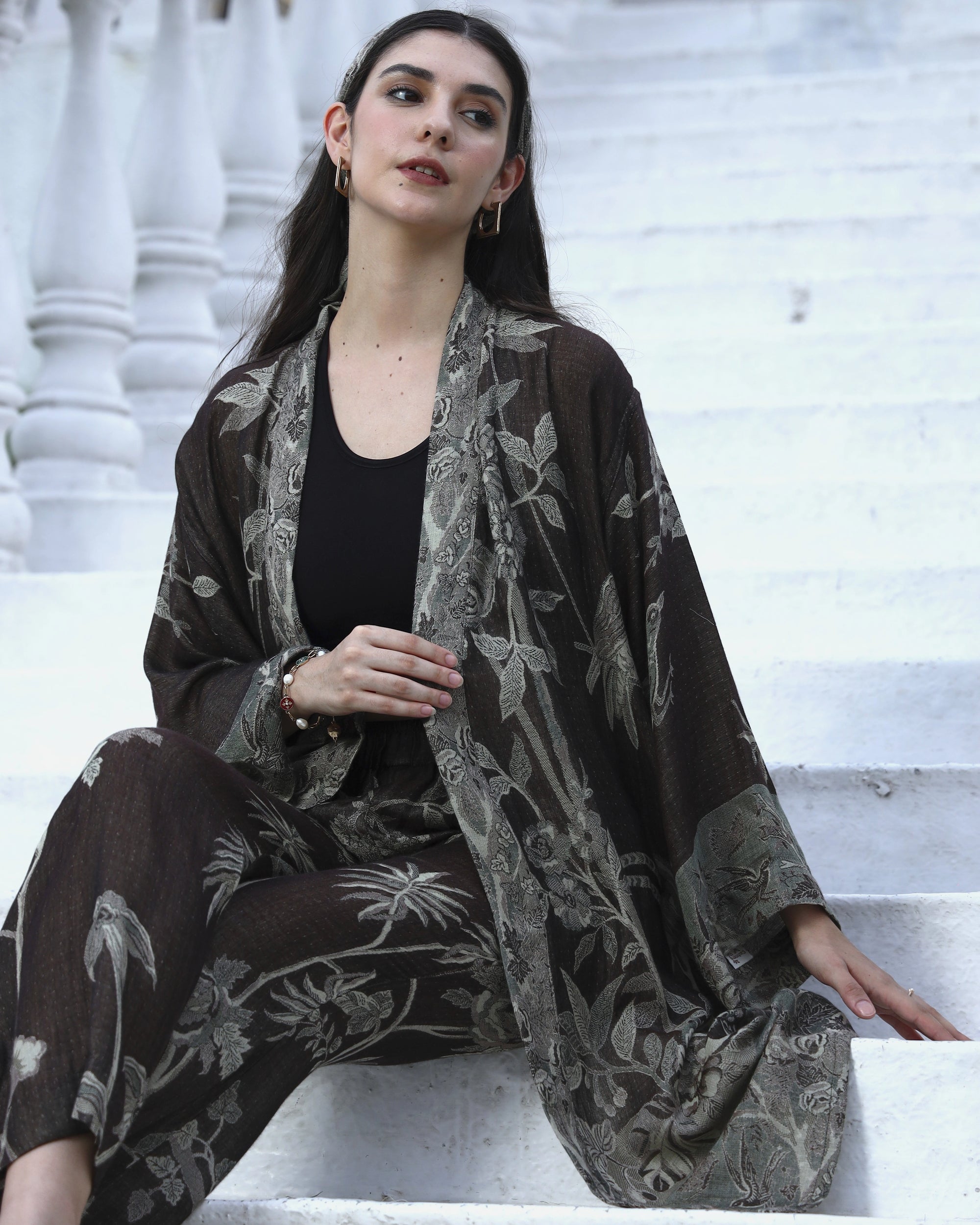 Cinnamon - Short kaftan shirt