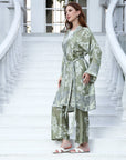 Mint mist - Short kaftan shirt