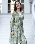 Mint mist - Short kaftan shirt
