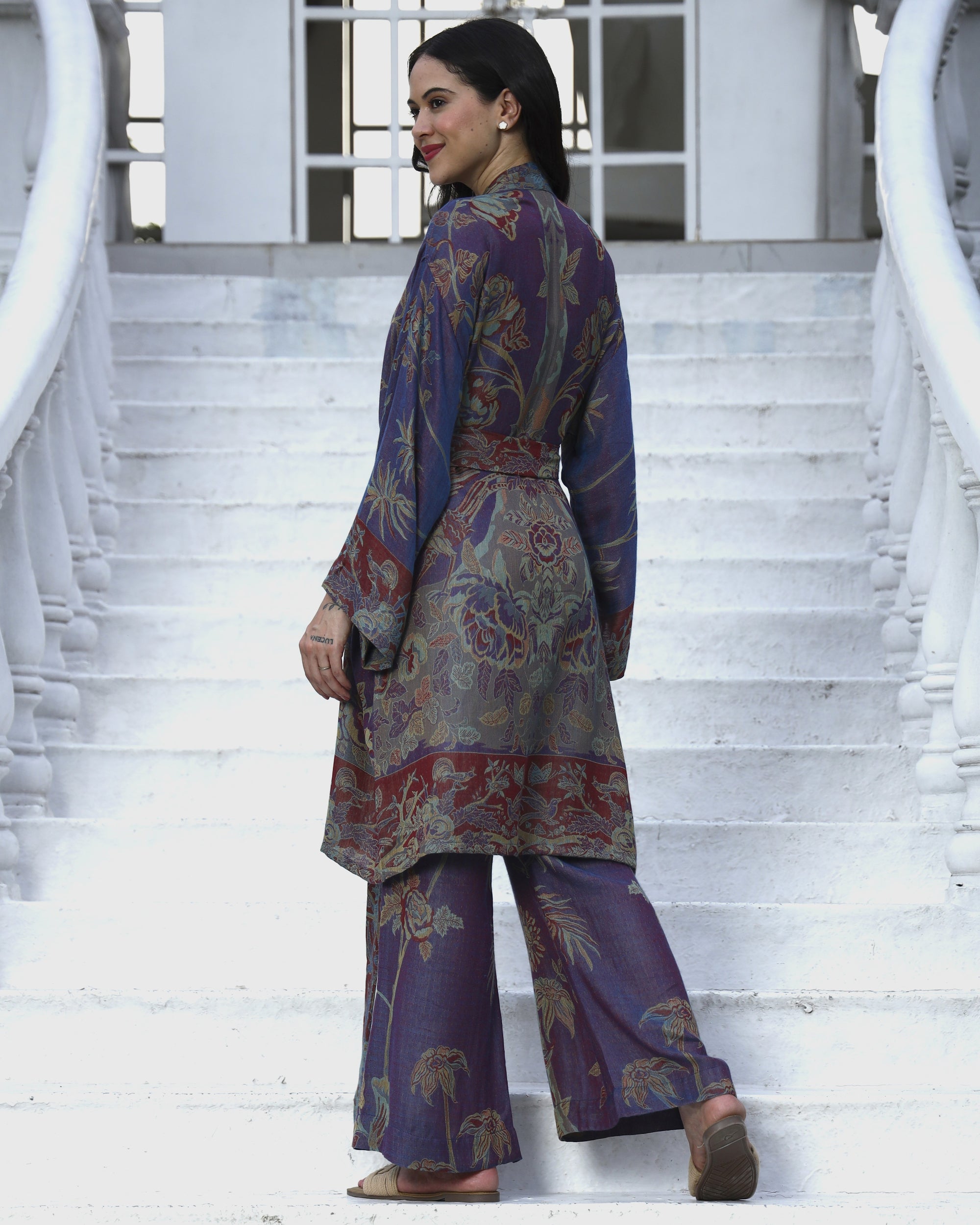 Amethyst gold - Short kaftan shirt