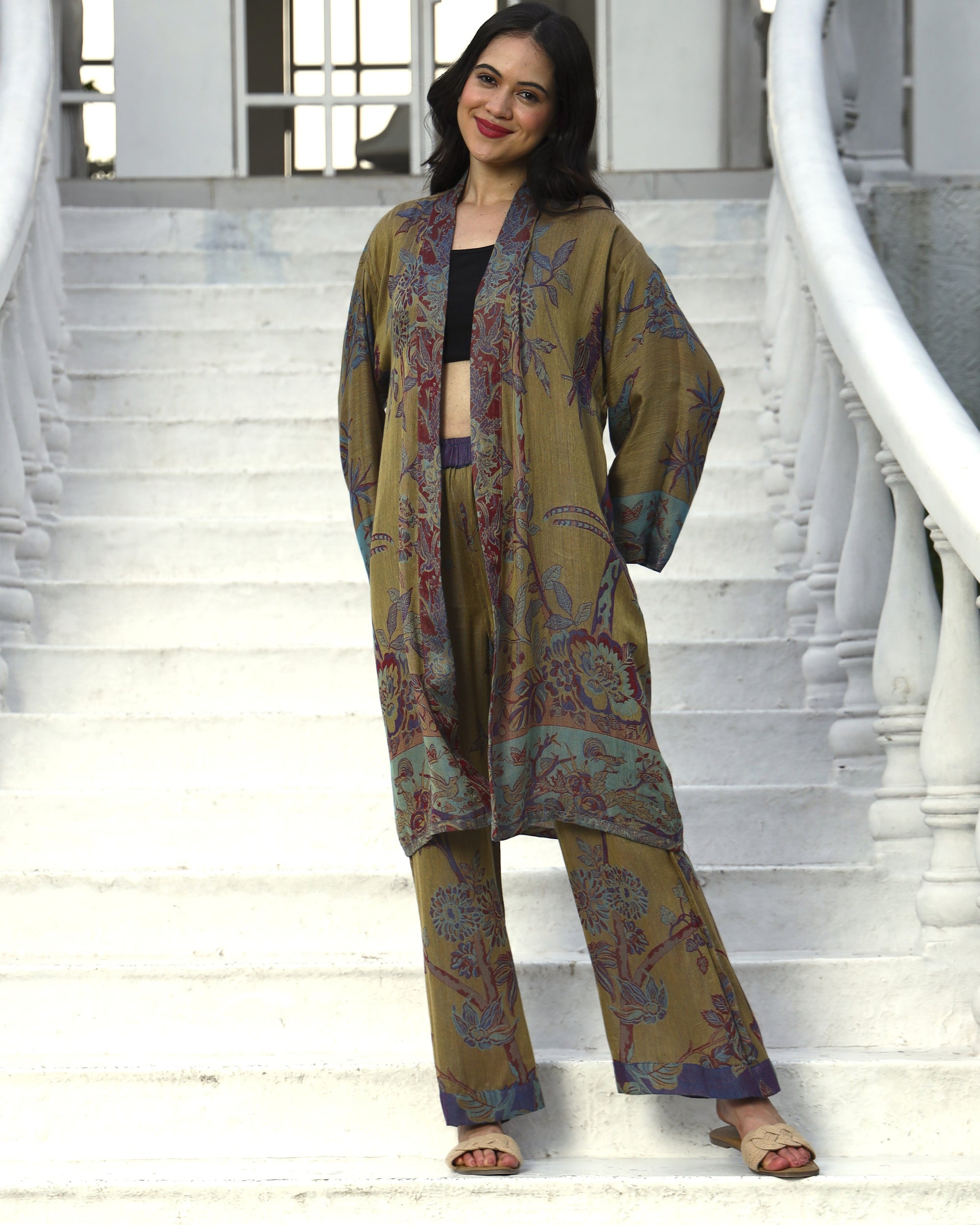Amethyst gold - Short kaftan shirt