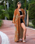 Honey sage - Kaftan robe