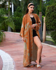 Honey sage - Kaftan robe