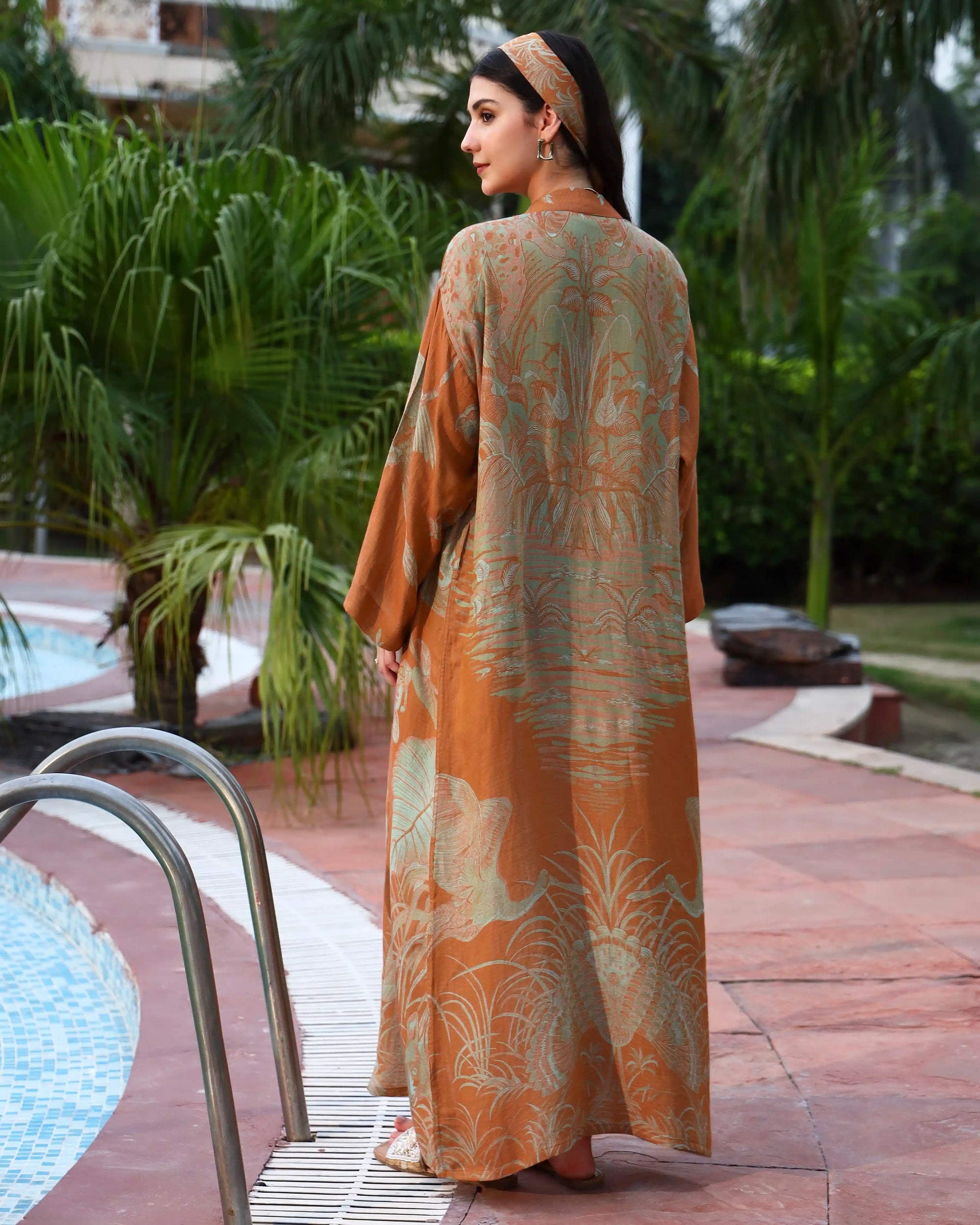 Honey sage - Kaftan robe