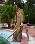 Amethyst gold - Kaftan robe