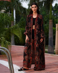 Noir cherry - Kaftan robe
