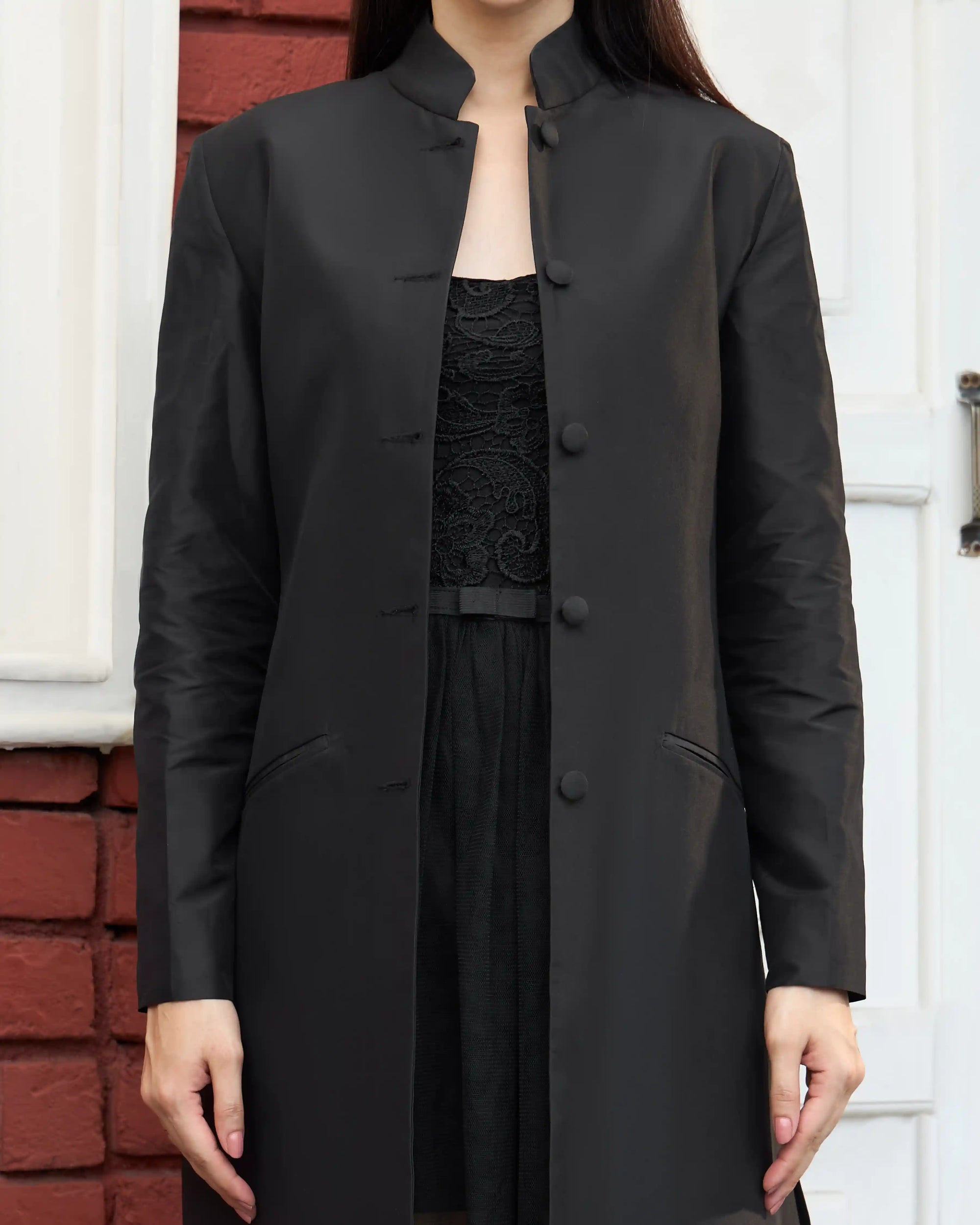 Black - Jodhpur coat
