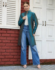 Teal - Jodhpur coat