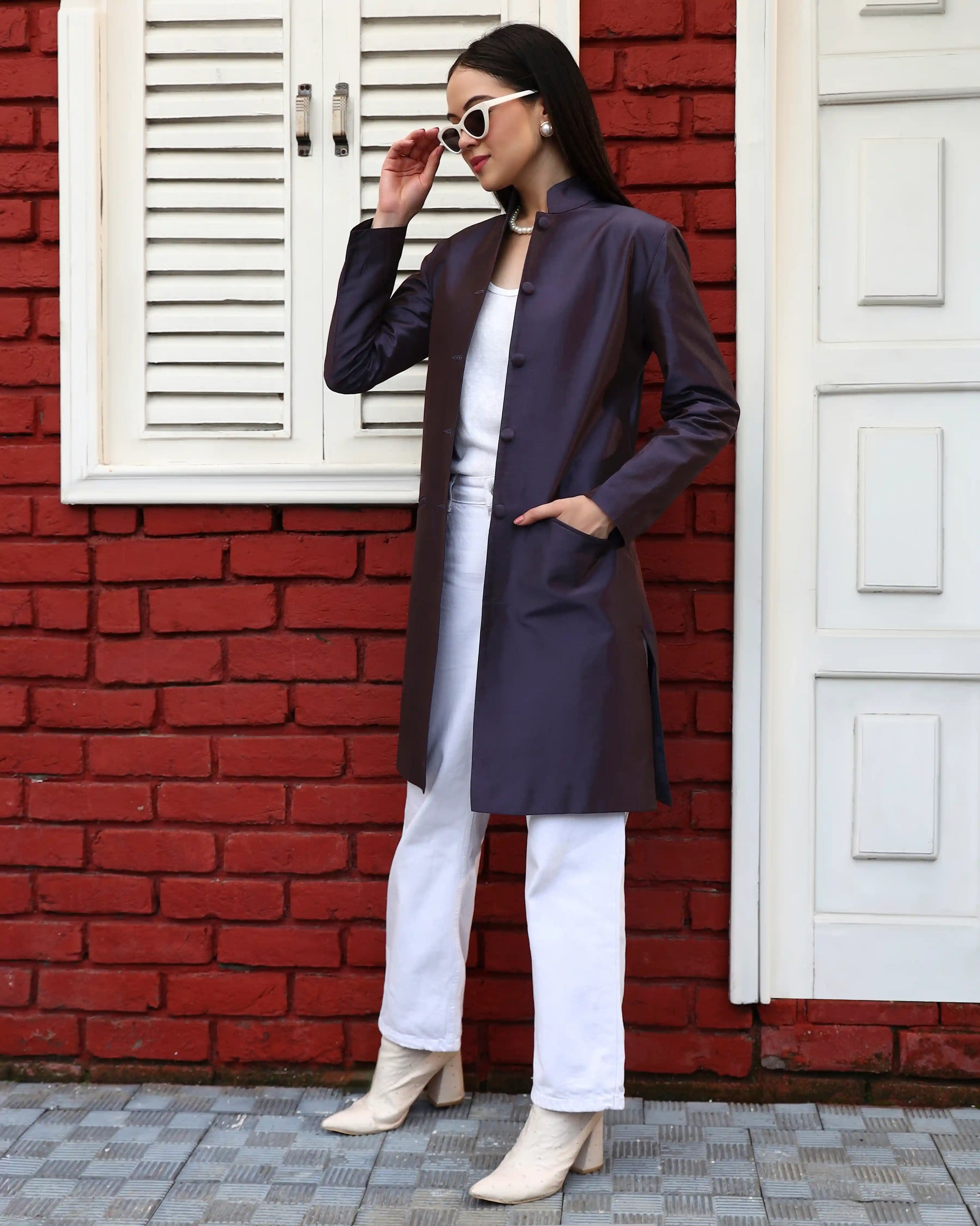 Royal blue - Jodhpur coat