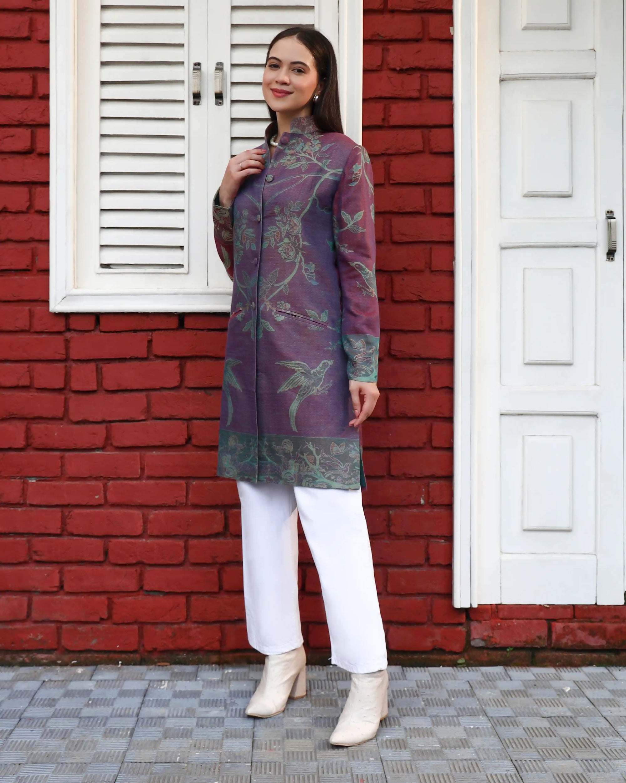 Mulberry emerald - Jodhpur coat