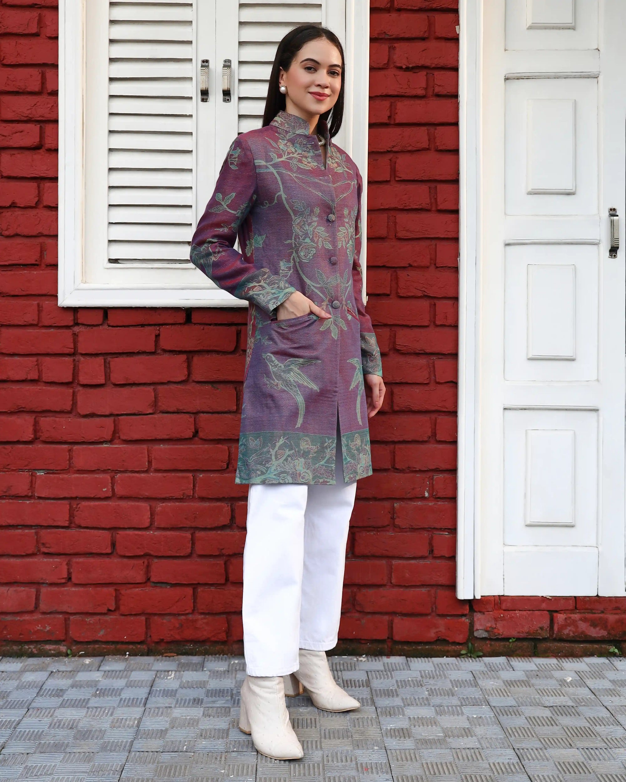 Mulberry emerald - Jodhpur coat