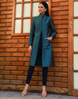 Teal - Apple jacket