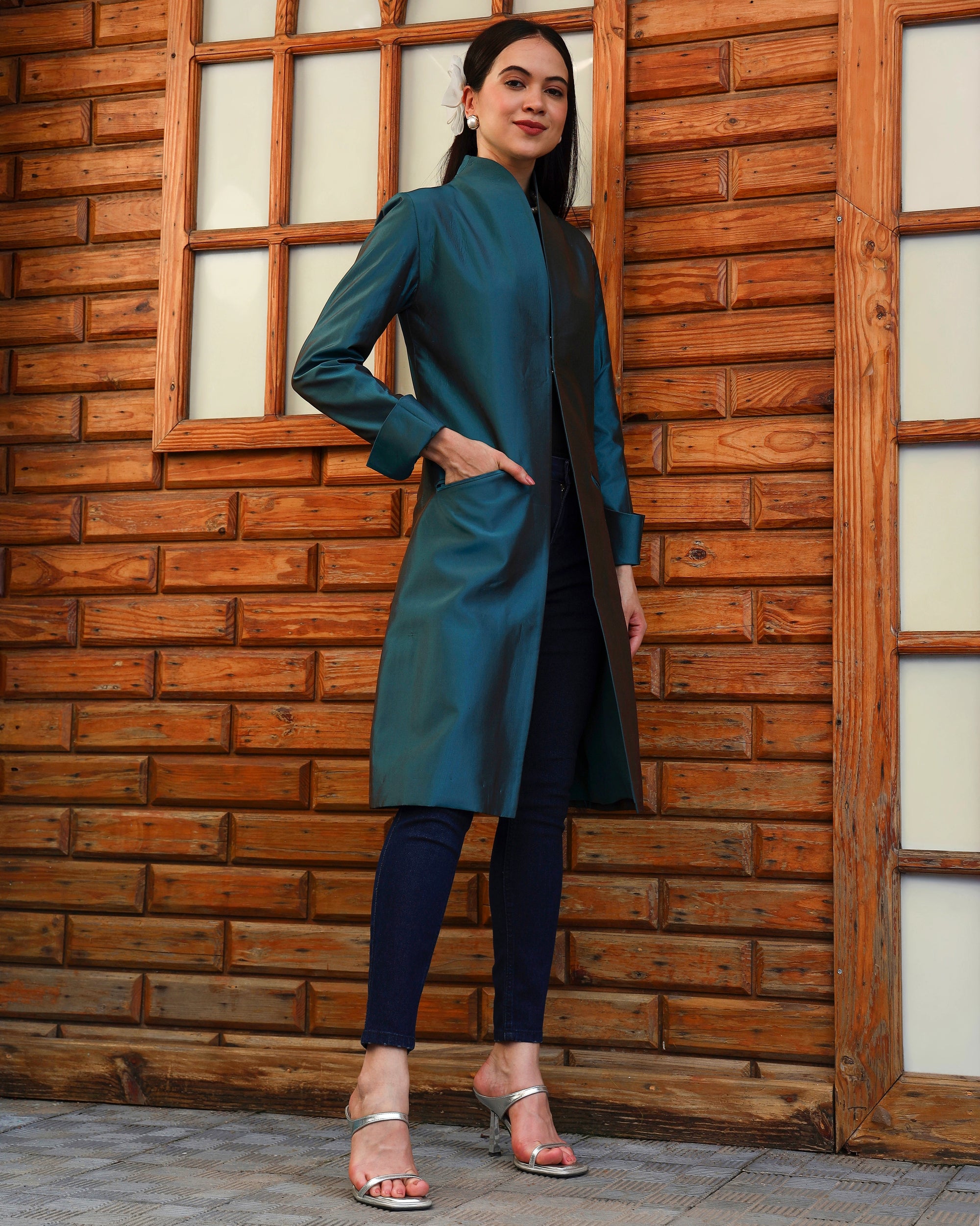 Teal - Apple jacket