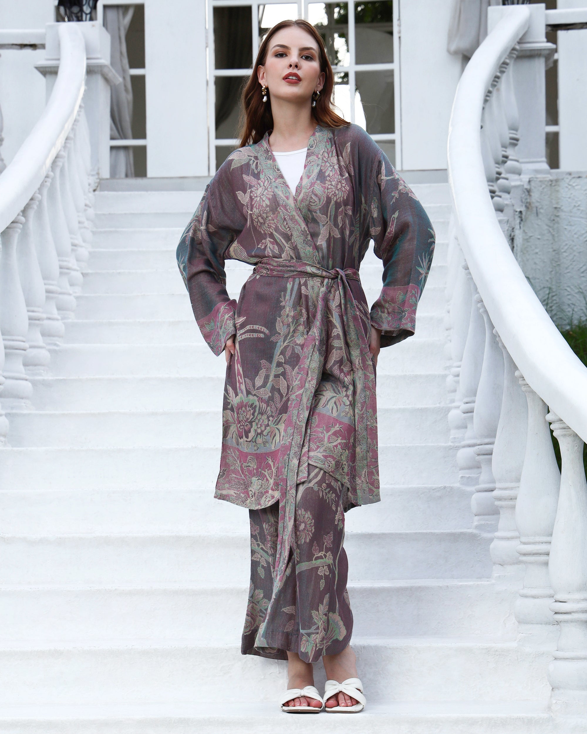 Blush rose - Short kaftan shirt